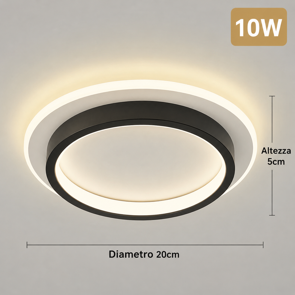 Plafoniera LED Rotonda Moderna