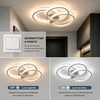 Plafoniera LED Moderna Rotonda e Quadrata