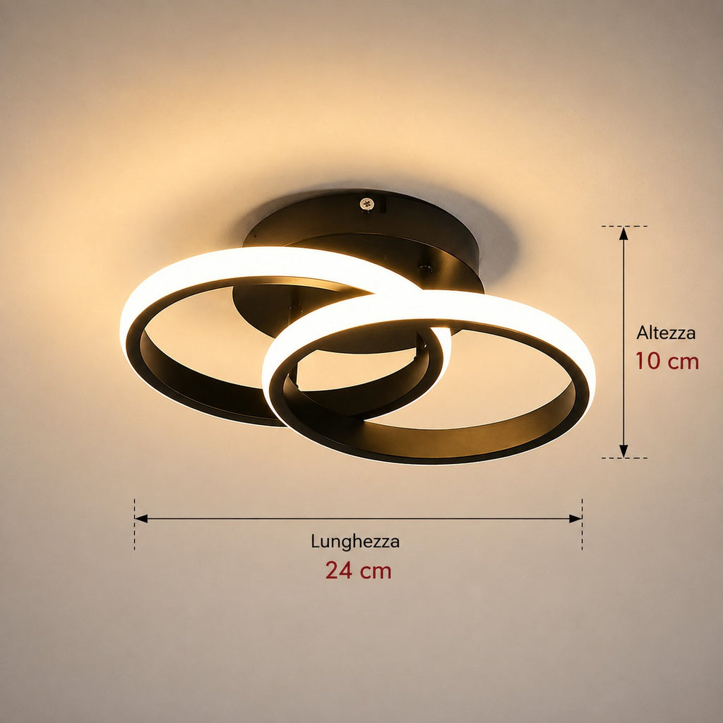 Plafoniera LED Compatta Dimmerabile