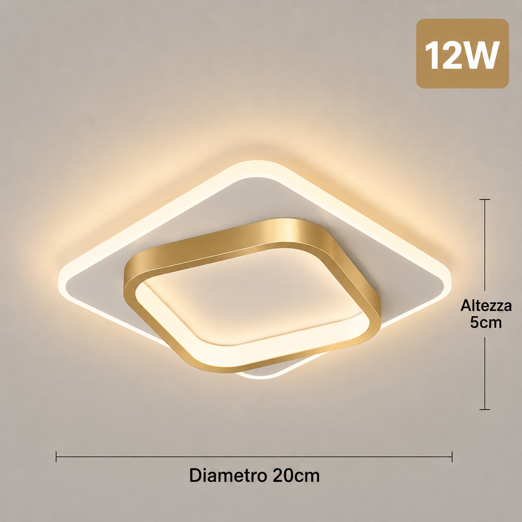 Plafoniera LED Rotonda Moderna