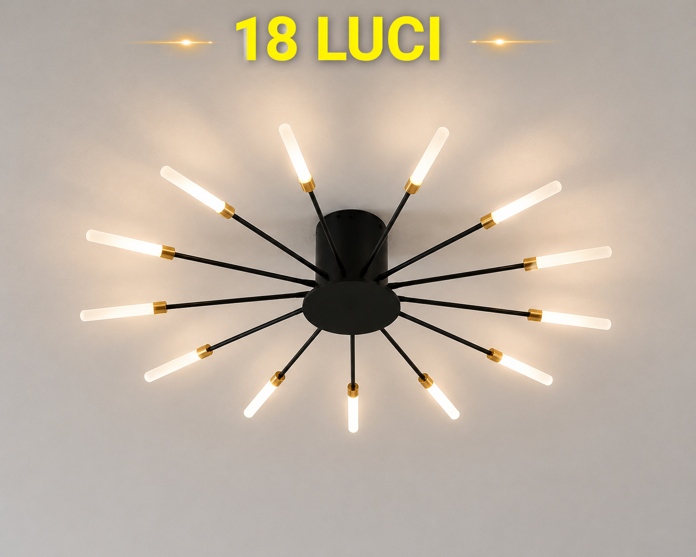 Plafoniera LED Moderna – Camera e Soggiorno (Modello A)