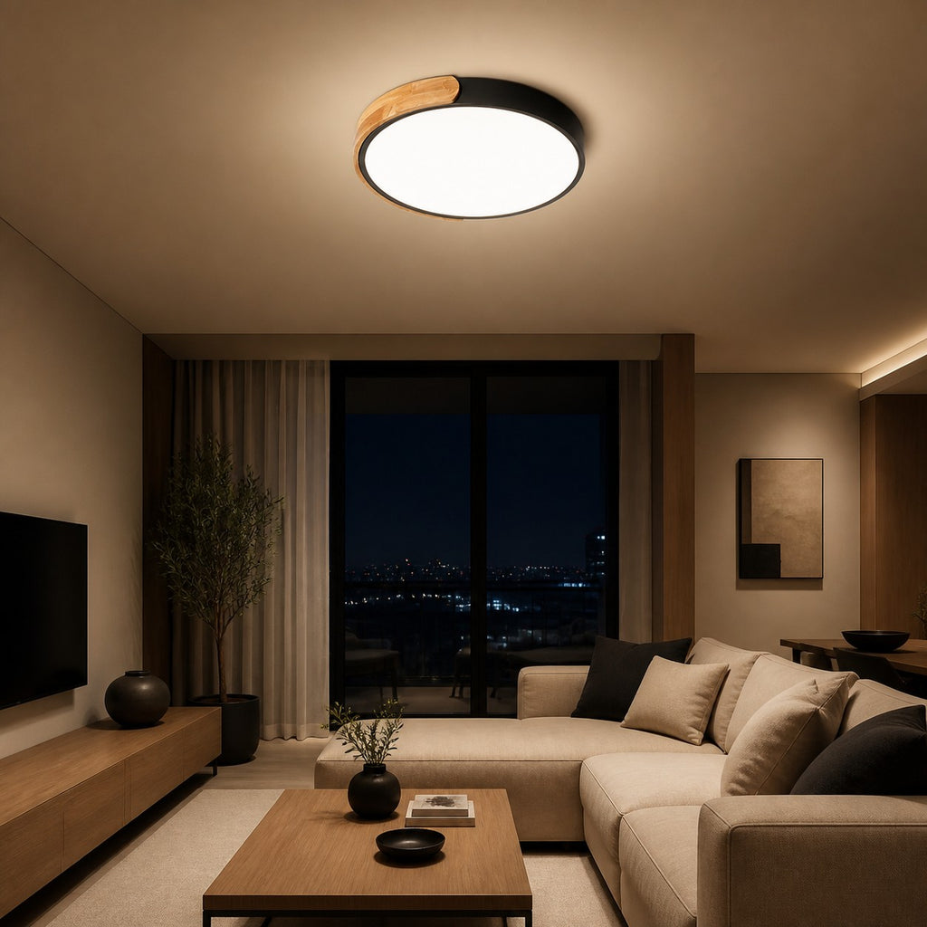 Plafoniera LED Rotonda Ultrasottile Novoora