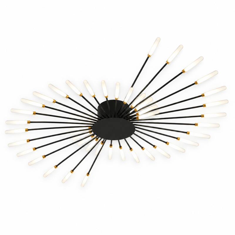 Plafoniera LED SMD 4000K da 12 a 42 Luci in Alluminio – Soggiorno e Camera