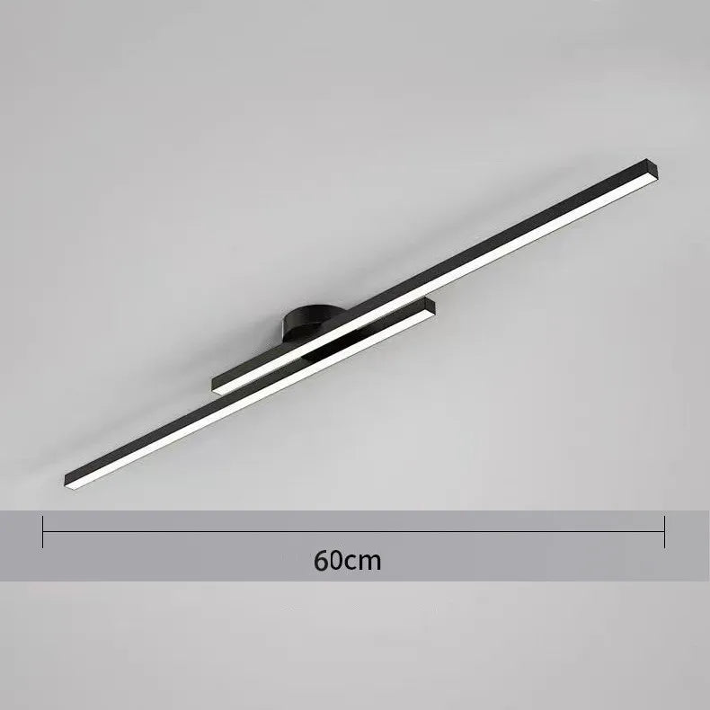 Plafoniera LED Lineare in Alluminio dal Design Moderno