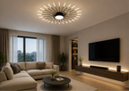 Plafoniera LED Moderna – Camera e Soggiorno (Modello B)