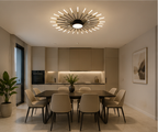 Plafoniera LED Moderna – Camera e Soggiorno (Modello B)