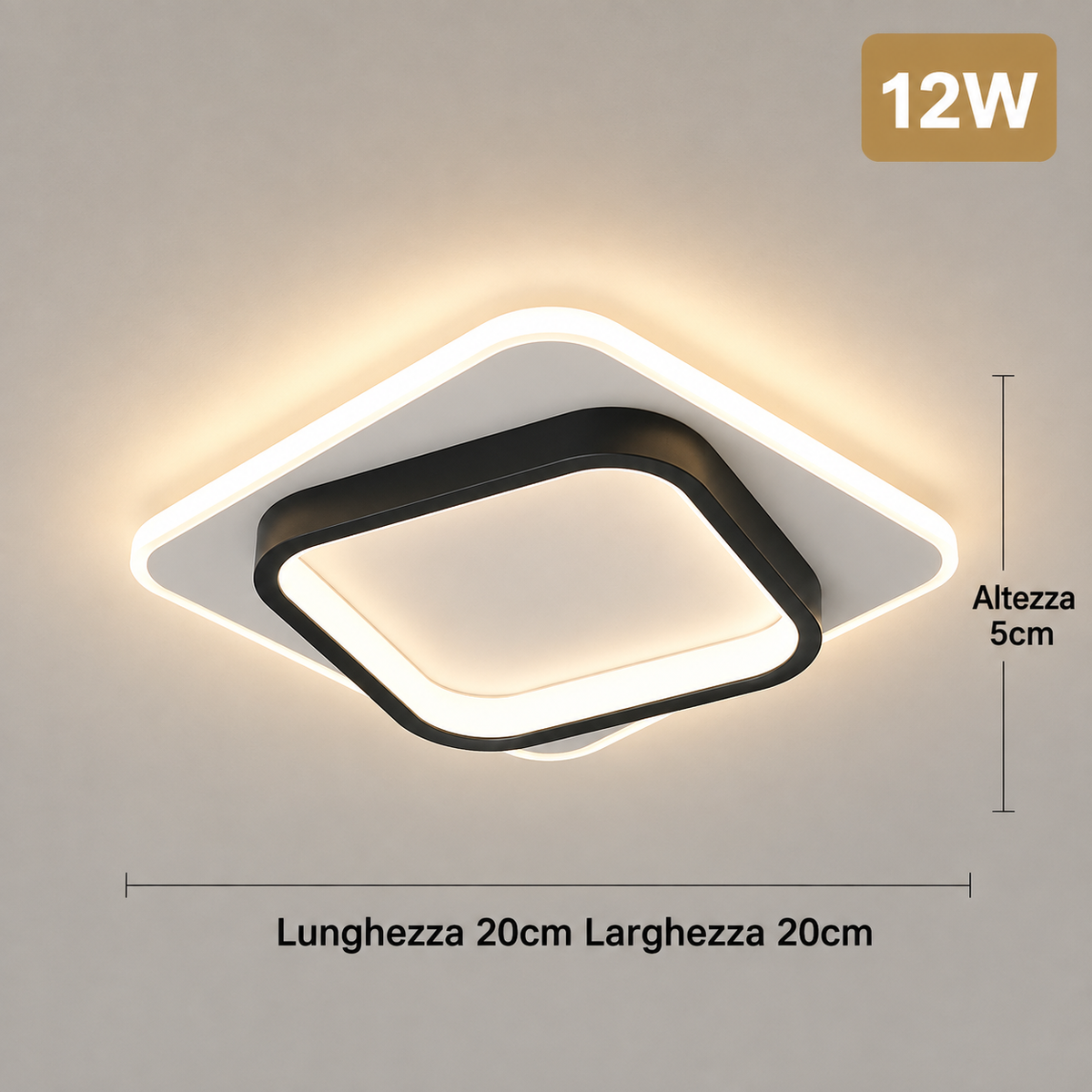 Plafoniera LED Rotonda Moderna