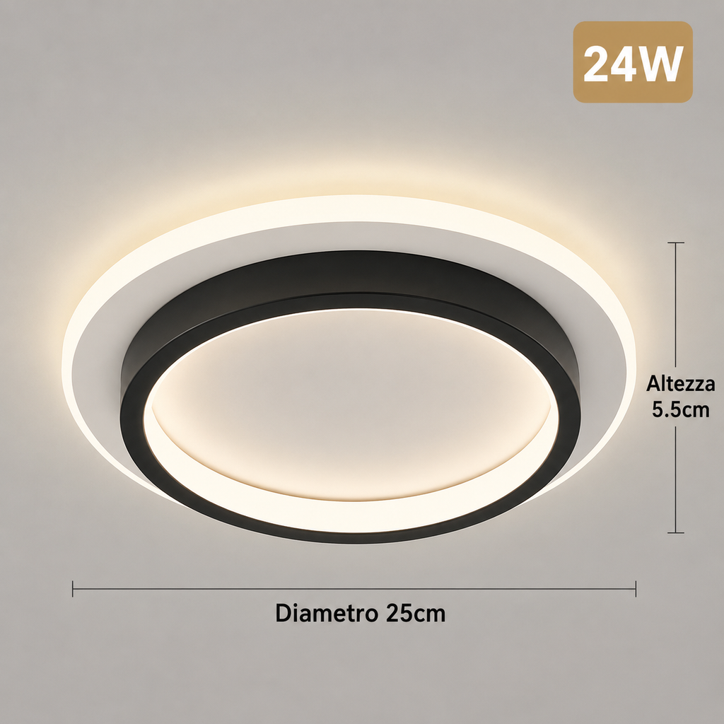 Plafoniera LED Rotonda Moderna