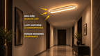 Plafoniera LED a Barra Lunga Moderna e Minimalista