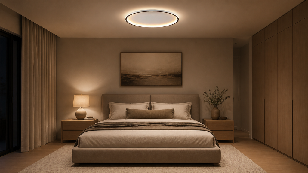Plafoniera LED Rotonda Ultrasottile Bianca