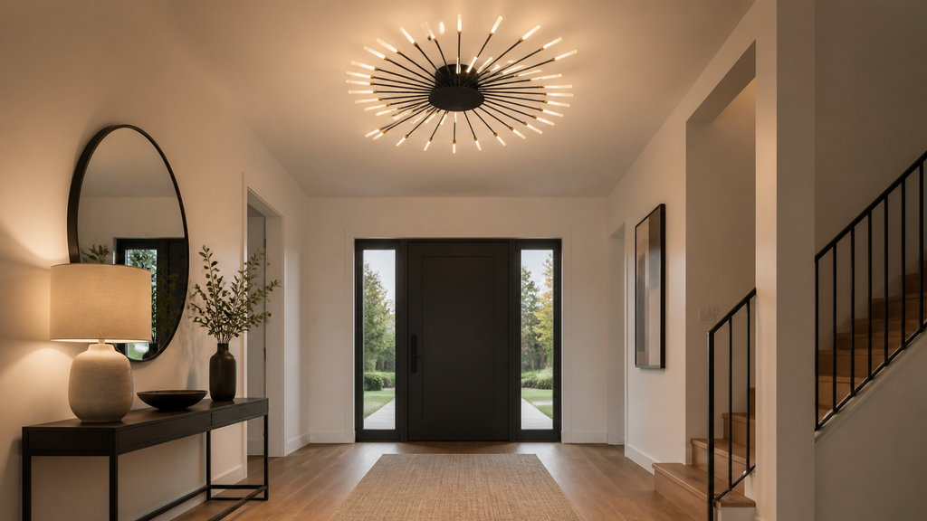 Plafoniera LED Moderna – Camera e Soggiorno (Modello A)