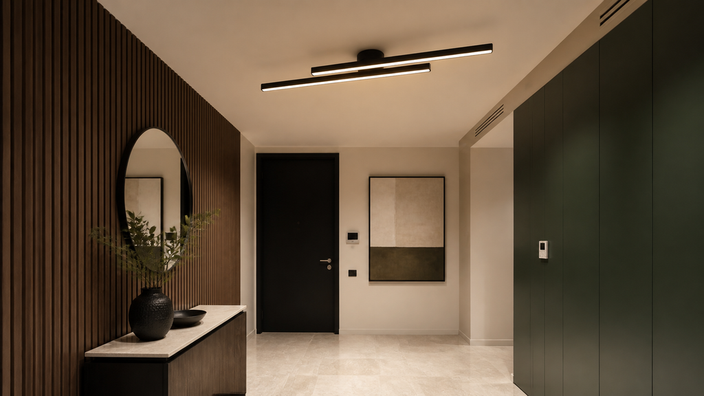 Plafoniera LED Lineare Moderna – Design Minimalista