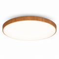 Plafoniera LED Circolare Effetto Legno Noce