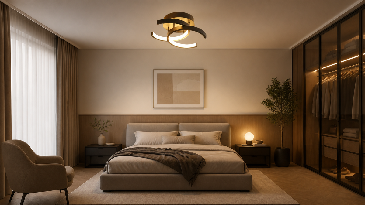 Plafoniera LED Compatta Dimmerabile