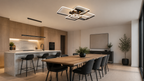 Novoora Lampadario LED Moderno Dimmerabile