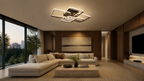 Novoora Lampadario LED Moderno Dimmerabile