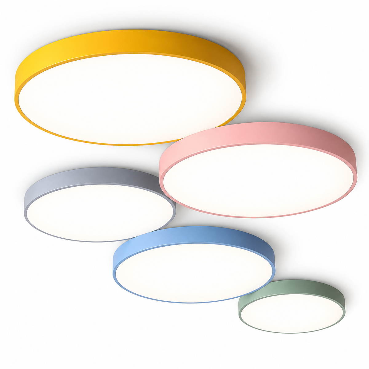 Plafoniera LED Ultrasottile Multicolore