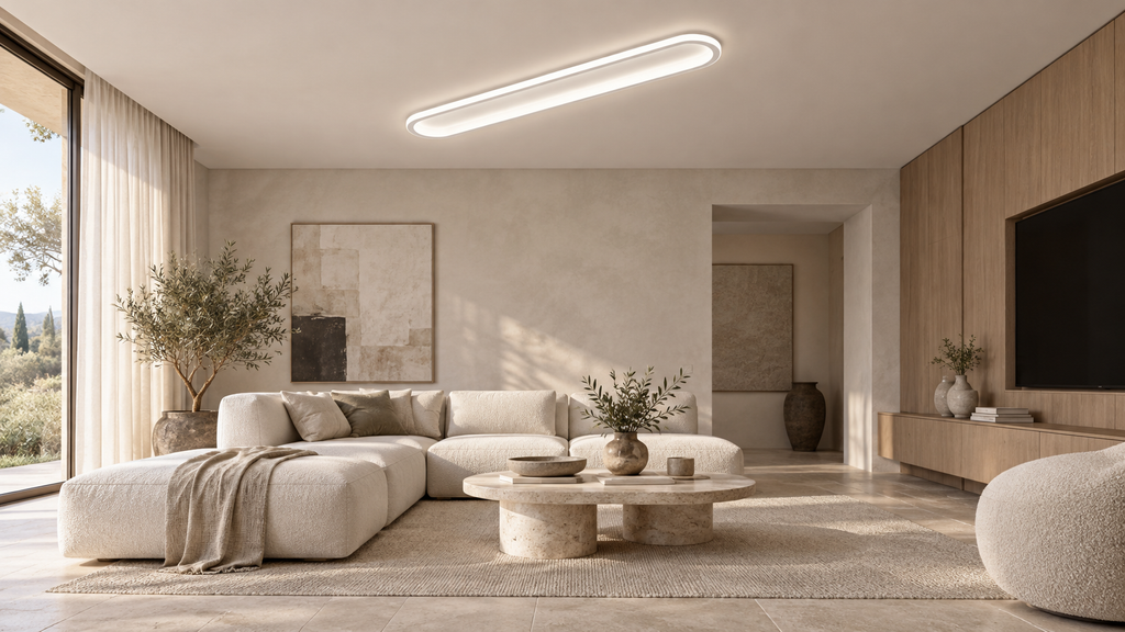 Plafoniera LED a Barra Lunga Moderna e Minimalista