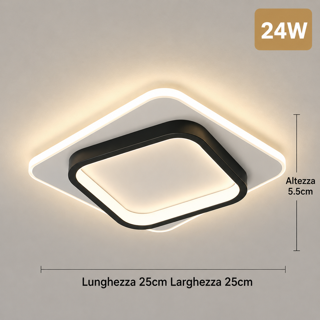 Plafoniera LED Rotonda Moderna